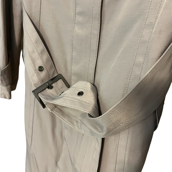 Kenneth Cole New York Grey Trench Coat with Belt